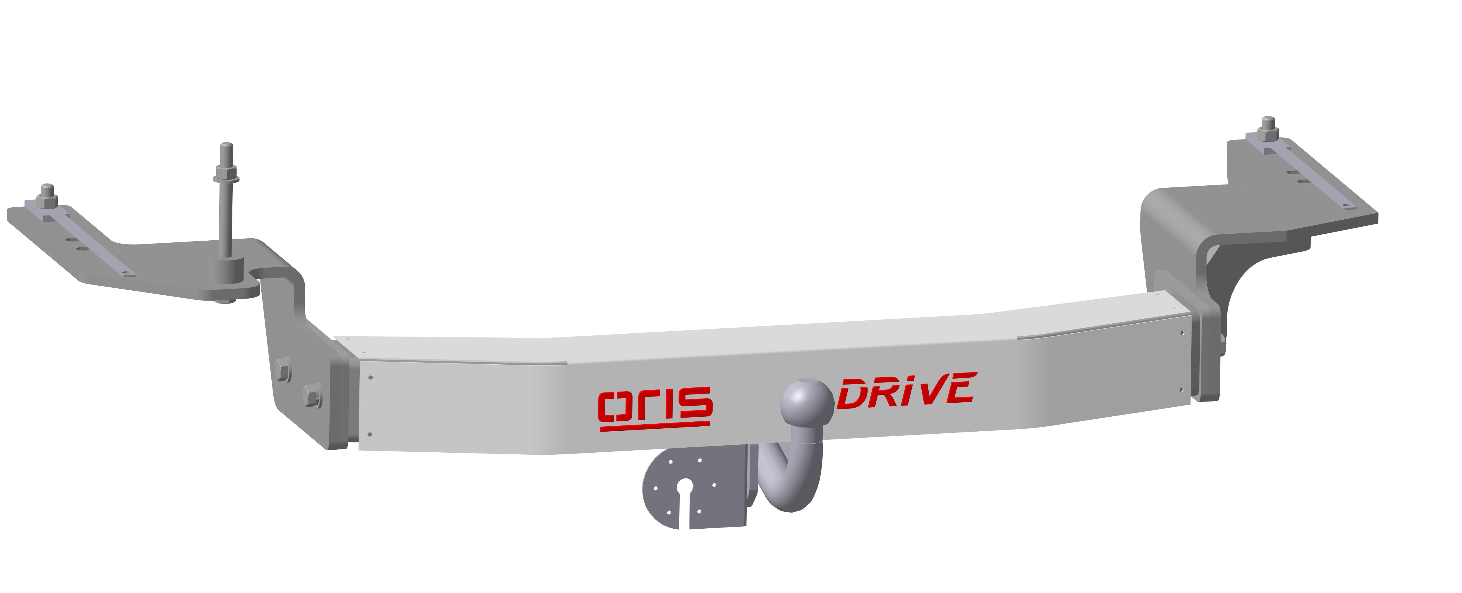 3054-AOD ТСУ со светящейся надписью "ORIS DRIVE" на Toyota Land Cruiser J200, Lexus LX